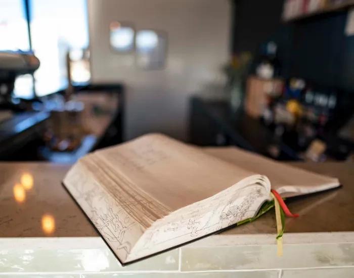 Intérieur restaurant Là-Haut